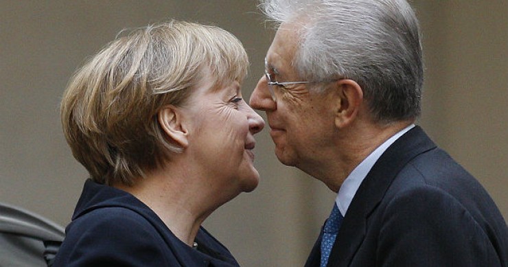 Merkel "mai eurobond finché vivo". E monti minaccia di dimettersi