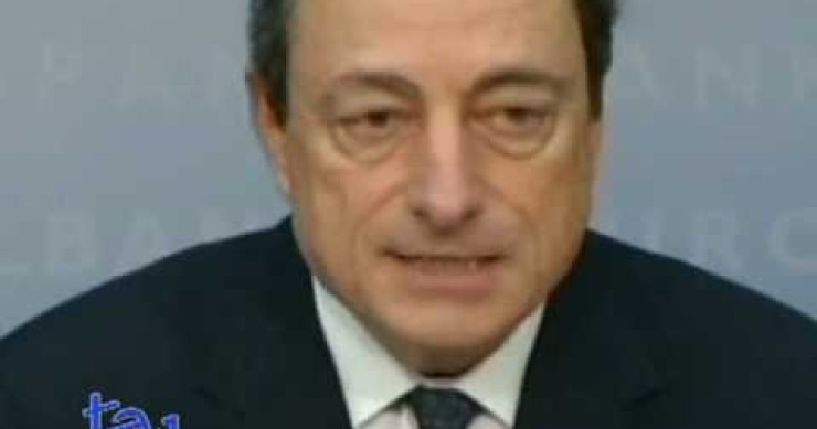 Mario draghi parla, finalmente, e lo spread va giù (grafico)