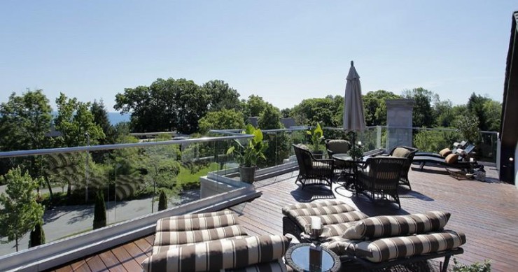 Casa da sogno: rilassarsi in una lussuosa terrazza con vista al lago michigan (stati uniti)