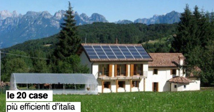 Le 20 case più efficienti d'Italia