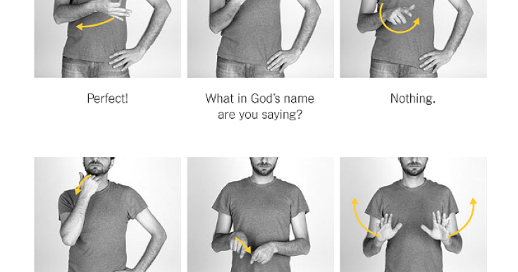 Immagine del giorno: come spiegare agli stranieri i gesti degli italiani