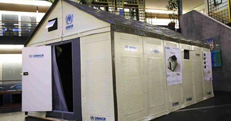 L'ikea e l'onu presentano il prototipo di casa prefabbricata per rifiugiati