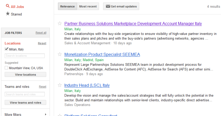 Google assume a Milano, ecco come inviare il curriculum