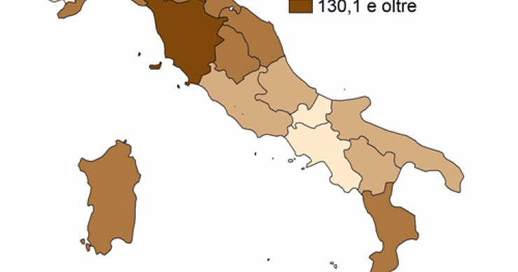 Immagine del giorno: quanti turisti possono ospitare le regioni italiane