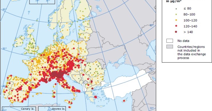 Immagine del giorno: l'Italia è soffocata dall'ozono