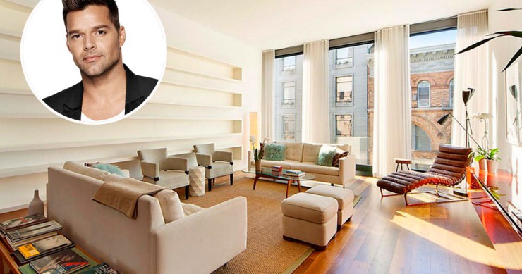 Ricky Martin mette in vendita il suo appartamento di Manhattan per 8,3 milioni di dollari (fotogallery)