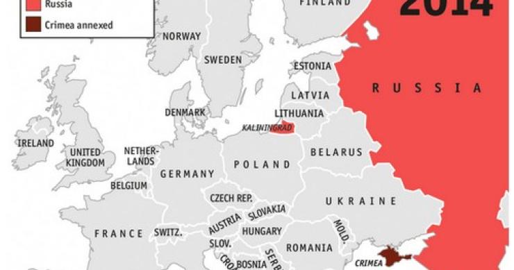 Immagine del giorno: l'annessione della crimea alla russia