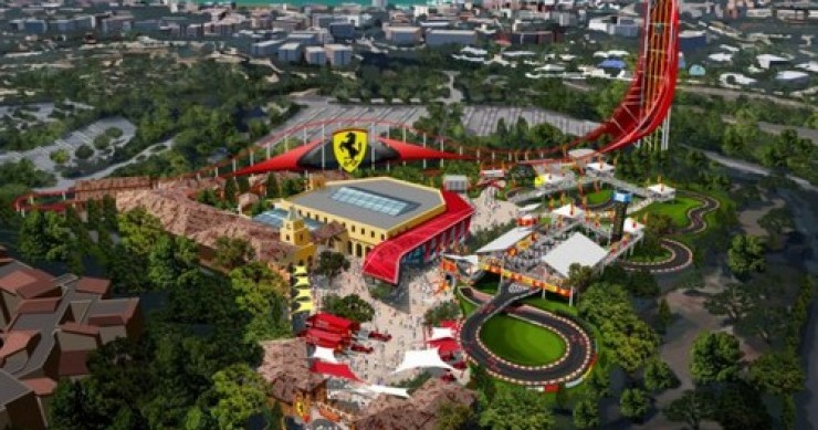 Ecco come sarà ferrari land, il parco tematico che sorgerà a barcellona (fotogallery)