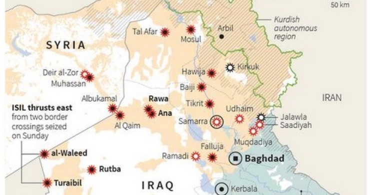 Immagine del giorno: la crisi in iraq
