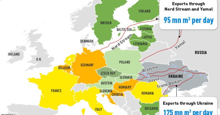 Immagine del giorno: ucraina, perché la crisi del gas potrebbe mettere in ginocchio l'europa