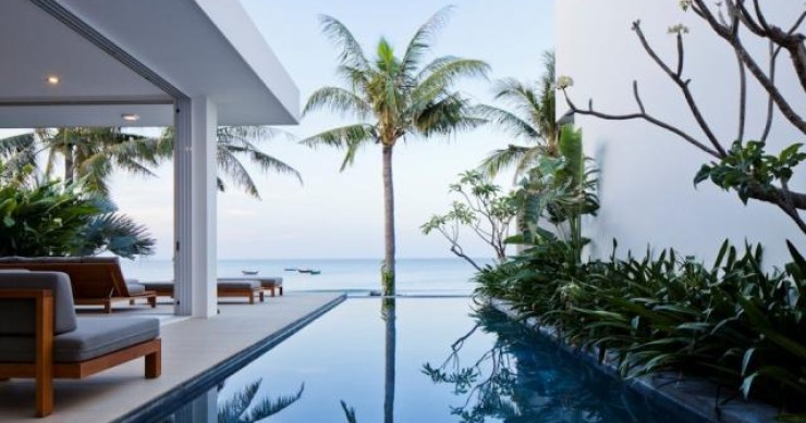 Una villa minimalista con accesso privato al mare in vietnam (fotogallery)