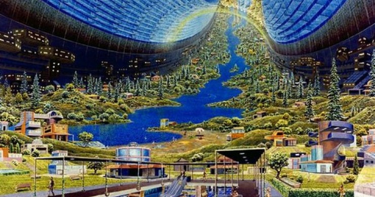 Così saranno le città spaziali secondo la nasa (fotogallery)