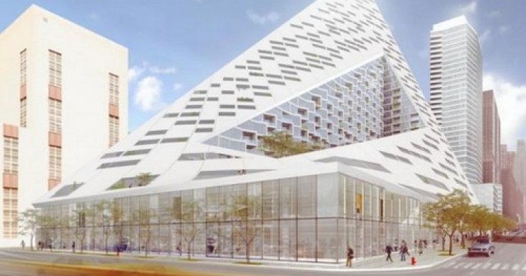 Sarà così la "grande piramide" di manhattan (fotogallery)