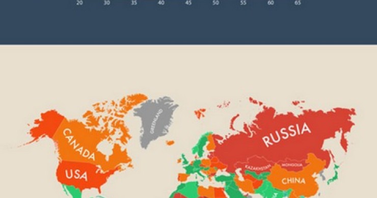 Immagine del giorno: la classifica dei paesi più felici