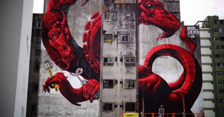 Edifici e arte: i graffiti più spettacolari del 2014 (fotogallery)