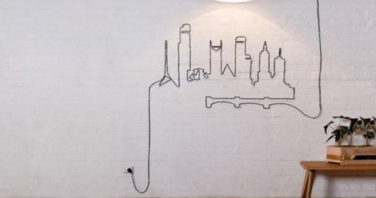Ecco 15 soluzioni per nascondere gli inestetici cavi elettrici (fotogallery)