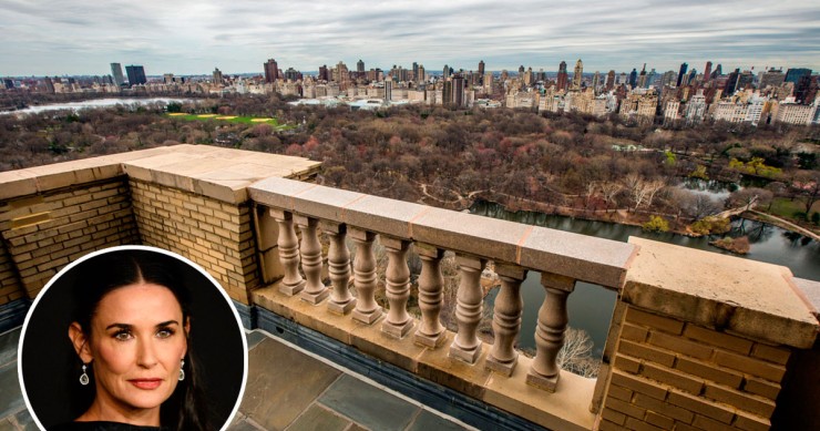 Demi Moore vende il suo lussuoso attico affacciato su Central Park a 75 milioni di dollari (fotogallery)