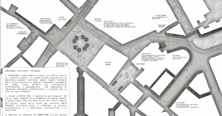 Piazza Scala diventa un'isola pedonale: i vincitori del concorso che valorizza uno dei luoghi simboli di Milano (fotogallery)