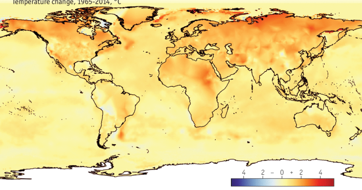 Immagine del giorno: Il trend del riscaldamento globale
