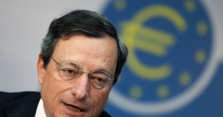 Mario Draghi, Presidente della Banca centrale europea