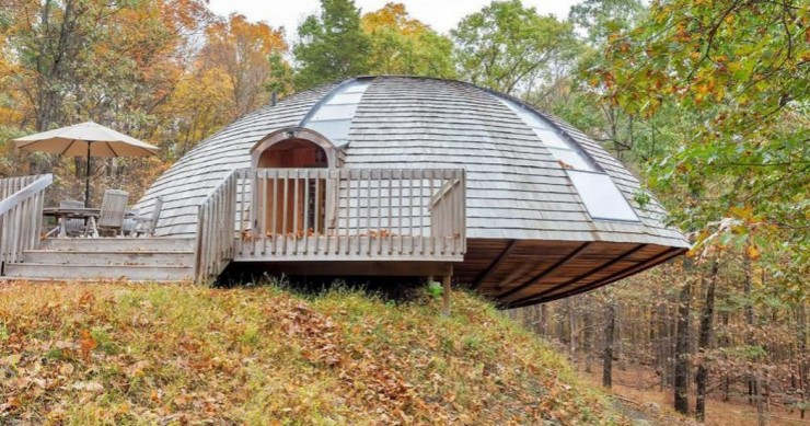 La casa a forma di disco volante