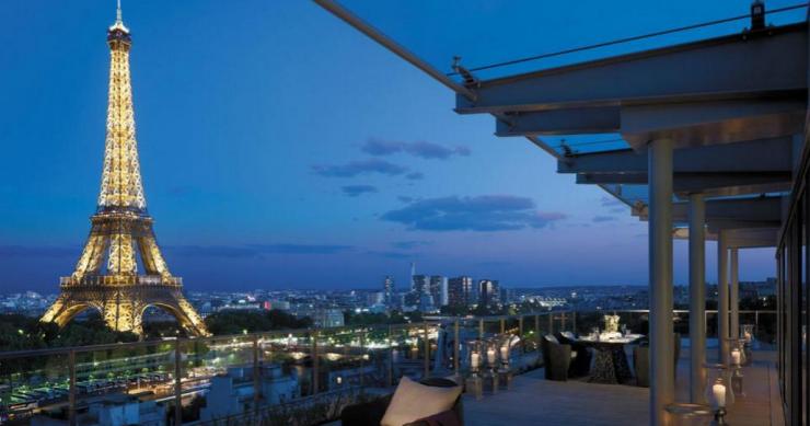 L'hotel con terrazza a Parigi