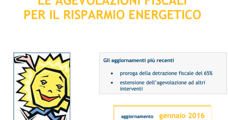 Agevolazioni fiscali risparmio energetico: la nuova guida dell'Agenzia delle Entrate