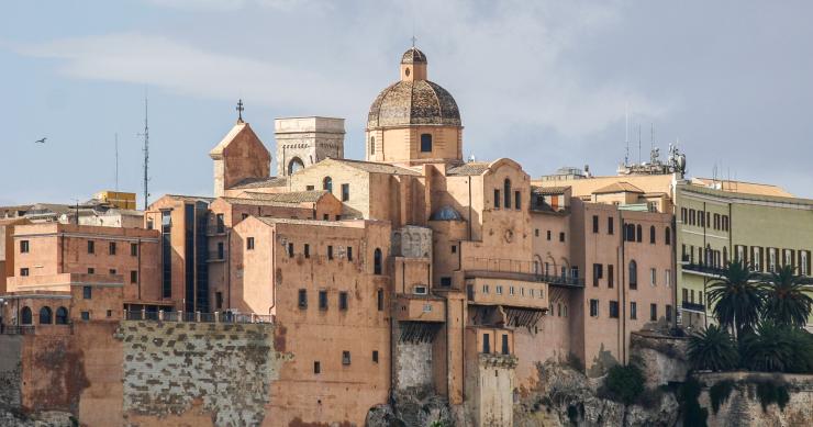 Vista della città di Cagliari