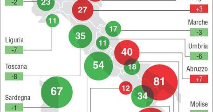 Immagine del giorno: la mappa italiana delle opere incompiute