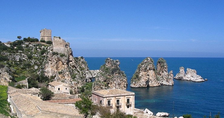 Scopello, località di mare in provincia di Trapani