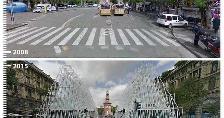 Riqualificazione, il "prima e dopo" delle città svelato da Urb-I e Street View (fotogallery)