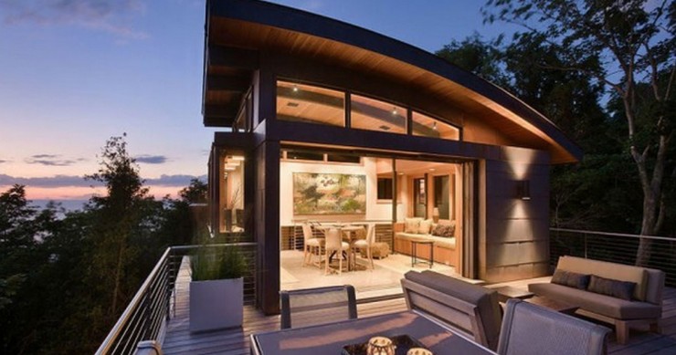 Una casa in cima a una duna con vista a 360° su una spiaggia privata (Fotogallery)