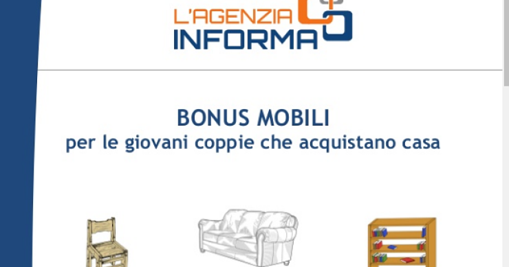 Bonus mobili giovani coppie, la nuova guida dell'Agenzia delle Entrate