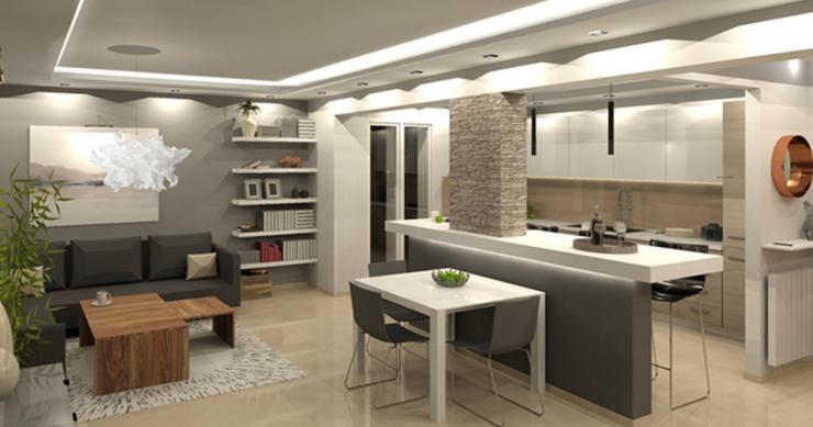 Parola d'ordine "open space", alcune interessanti idee per unire salone e cucina