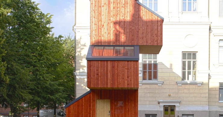 Una casa di legno che si può costruire in meno di 24h e costa 13.000 euro