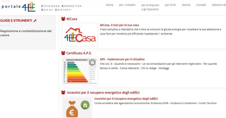 Efficienza energetica degli edifici, nasce il portale 4E dell’Enea