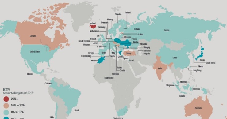 Prezzi delle case: l’Italia fanalino di coda nel panorama internazionale