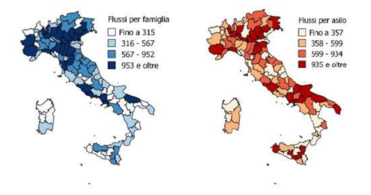 Immagine del giorno: cittadini non comunitari entrati in Italia nel 2016 per motivi umanitari o familiari