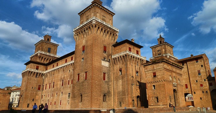 In Ferrara, der Stadt der Familie Este