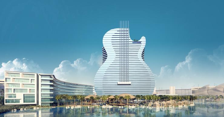 Il nuovo Hard Rock Cafè di Miami sarà il primo edificio a forma di chitarra