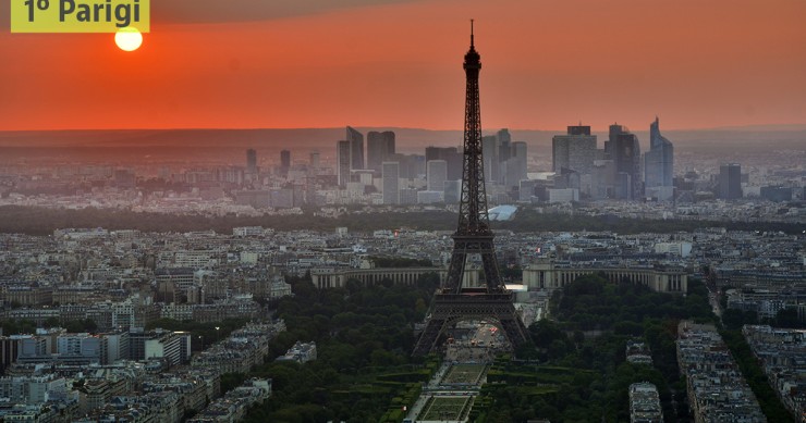 Le 10 città più ammirate al mondo: al 1º posto Parigi, al 6º Roma