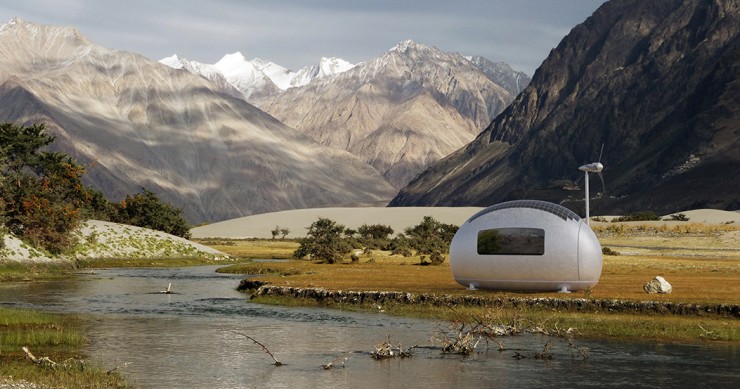 "Case-capsula" per vivere in qualsiasi parte del mondo