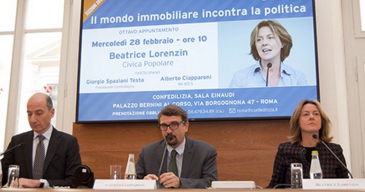 Civica Popolare, Beatrice Lorenzin: “Cabina di regia per l’immobiliare e cedolare secca sugli affitti commerciali”