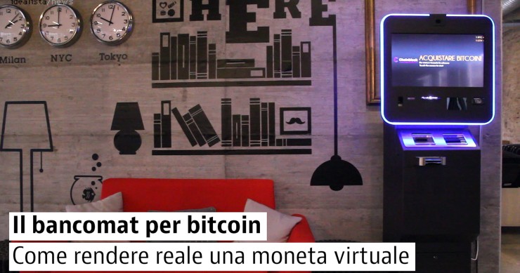 Come funziona il bancomat Bitcoin, l'unico modo di scambiare euro con moneta virtuale