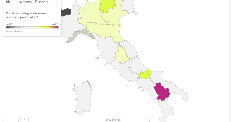 Case, prezzi in lieve flessione a luglio (-0,2%)