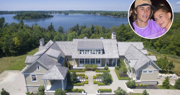 Alle spalle della casa si trova il lago Puslinch