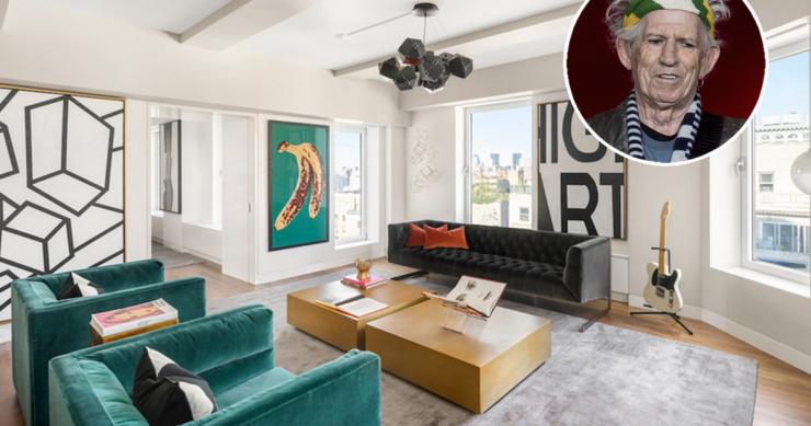 Keith Richards ha venduto il suo attico duplex di New York