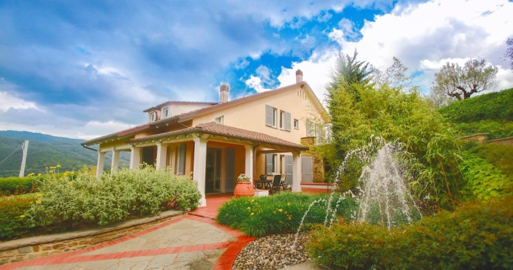 Ugens hus har en fantastisk udsigt over Toscana bakkerne