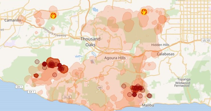 Da Guillermo del Toro a Will Smith, anche le case dei vip colpite dall’incendio in California