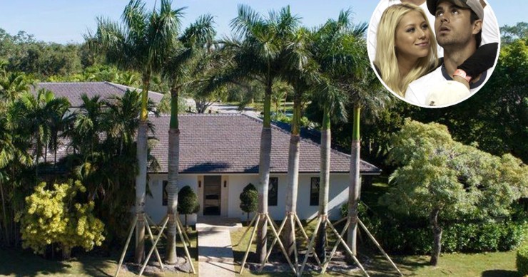 Enrique Iglesias e Anna Kournikova vendono la loro casa di Miami per 4,3 milioni di euro